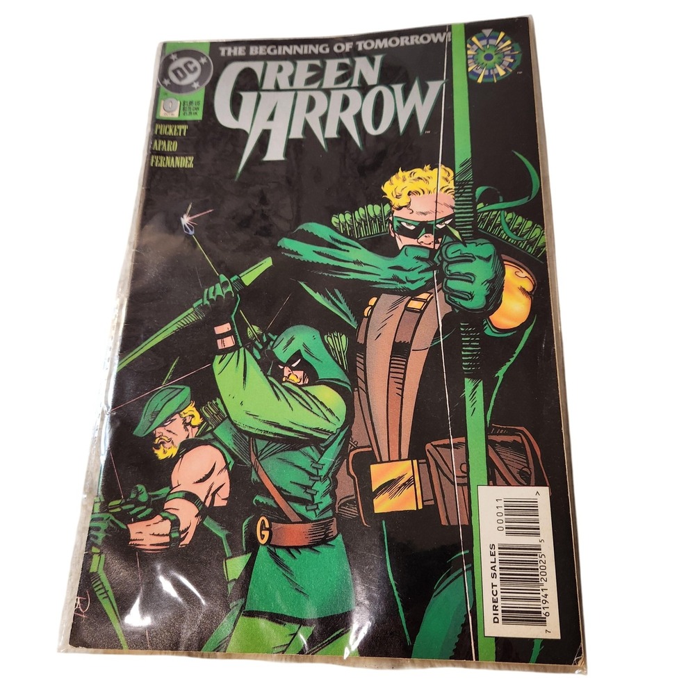 Vintage 1994 Green Arrow #0 DC Comics Comic Book Puckett Aparo Fernandez